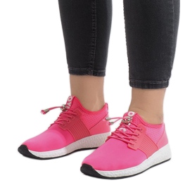 Pink sports shoes 499-Y 1
