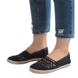 JX57P black lace sneakers 1