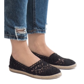 JX57P black lace sneakers 2