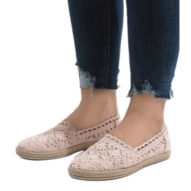 JX57P pink lace sneakers 1