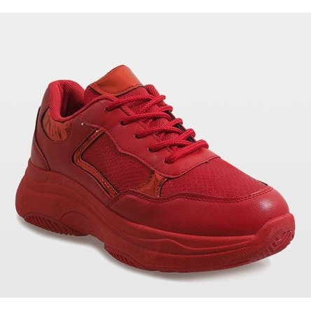Red fashionable sports shoes B318-17 1