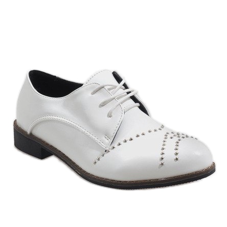 White Jazz Shoes Brads HH-82 1