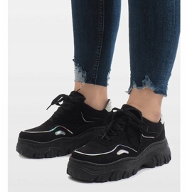 Black HX999 trainers 1