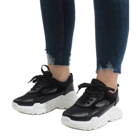 Black fashionable PP-37 sports shoes 1