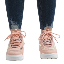 Pink fashionable sports shoes BO-62 1