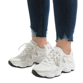 White fashionable sports shoes KB-153 1 White fashionable sports shoes KB-153 1