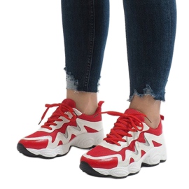 Red fashionable sports shoes KB-153 1