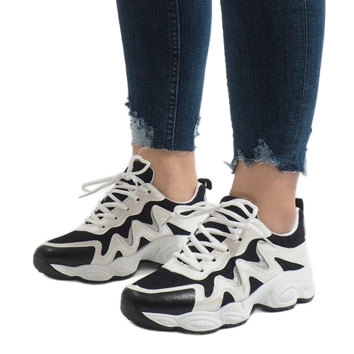 Black fashionable sports shoes KB-153 1 Black fashionable sports shoes KB-153 1