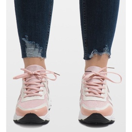 Pink fashionable sports shoes KB-153 2