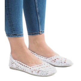 JX59P white lace sneakers 2