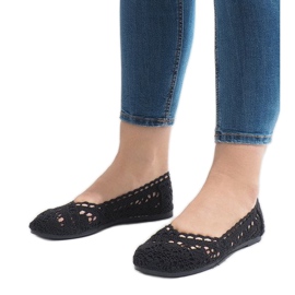 JX59P black lace sneakers 1