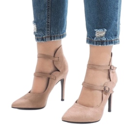 Pumps on a pin 6613-5 beige 1