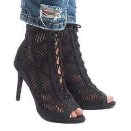 Black ankle boots 1610-225 2