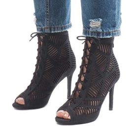 Black ankle boots 1610-225 1