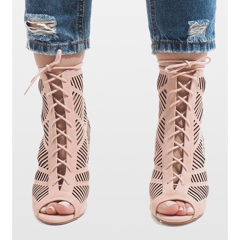 Pink boots on a pin 1610-225 2