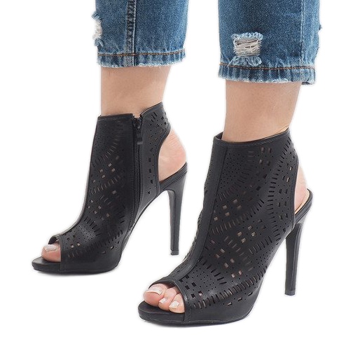 Black ankle boots LB-271 1 Black ankle boots LB-271 1