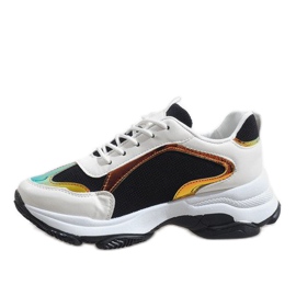 Black fashionable sports shoes 2018-6 white 2 Black fashionable sports shoes 2018-6 white 2