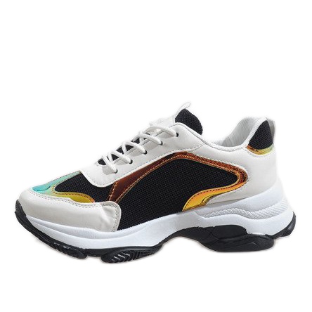 Black fashionable sports shoes 2018-6 white 2 Black fashionable sports shoes 2018-6 white 2