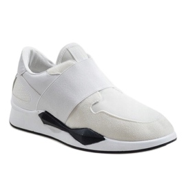 White sneakers made of lycra R371 1