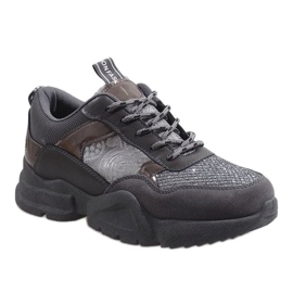 Gray fashionable sports shoes K-365 grey 1