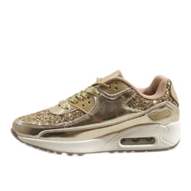 Gold Shiny B64-1 Sport Shoes golden 2