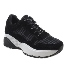 Black fashionable sports shoes 61012 1 Black fashionable sports shoes 61012 1