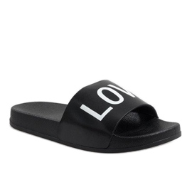Black love 812A slippers 1 Black love 812A slippers 1