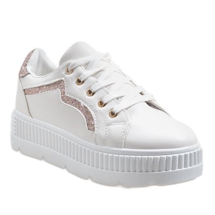 White sneakers on the BM1980 platform 1