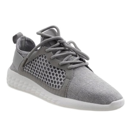 Gray sports shoes HY2811 grey 1