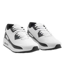 Black sports shoes Z2014-4 white 2