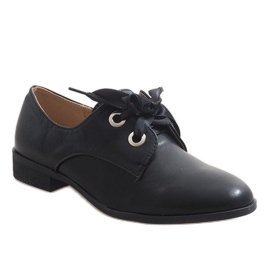 Black lacquered lace-up shoes BIY9023-CS 1