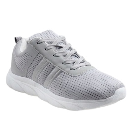 Gray sports shoes TL007 grey 1