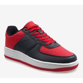 Black Air Force sports shoes red multicolored 1 Black Air Force sports shoes red multicolored 1