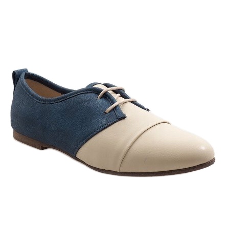 Oxford beige jazz shoes 2 navy blue 1