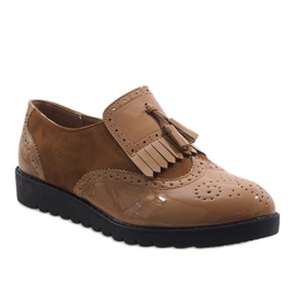 Camel jazz shoes suede shoes TL-63 brown 1