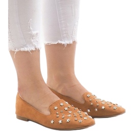 Camel loafers ballerinas F3262 brown 1