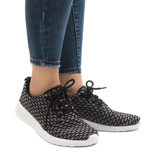 Black sports shoes 619 1