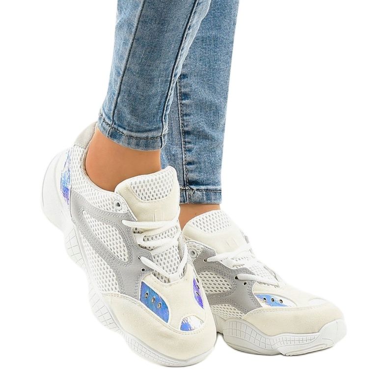 White MS522-9 trainers 1