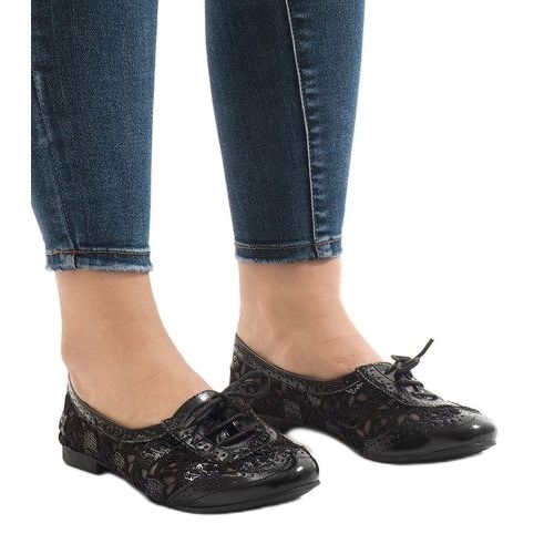 HC236 black lace sneakers 1 HC236 black lace sneakers 1