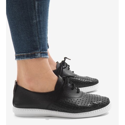 Black openwork sneakers HR61116 1