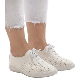 White openwork sneakers HR61116 1