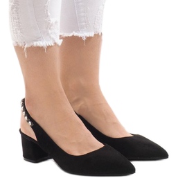 Black pumps on a stiletto FM98502-2 1