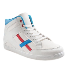White men's sports shoes HY-1607 multicolored 1