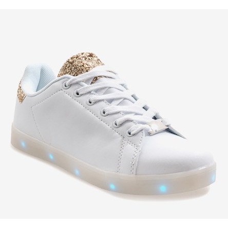 White glowing sneakers 7-P7936F1-12 1