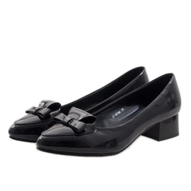 Black high heels GF-A166 3