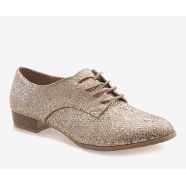 Gold G086 lace-up shoes golden 1