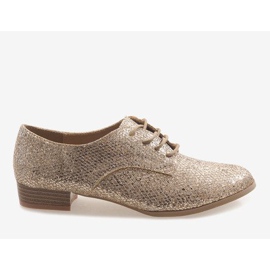 Gold G086 lace-up shoes golden 2