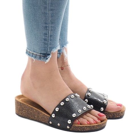 Black high heels AC-2809 1