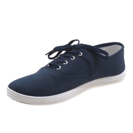 Navy blue men's sneakers SR13103 2