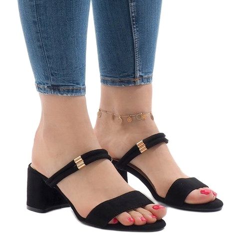 Black M806 high heels 1